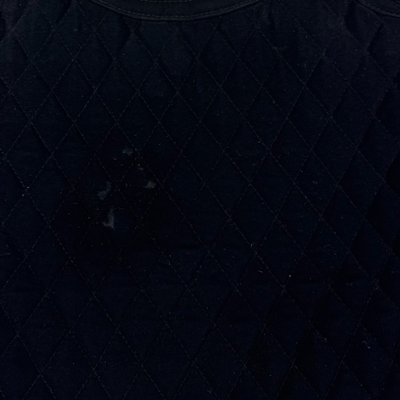 Vera Bradley Black Quilted Microfiber Hobo/Shoulder Bag With‎ Gold Buckles - Picture 7 of 8